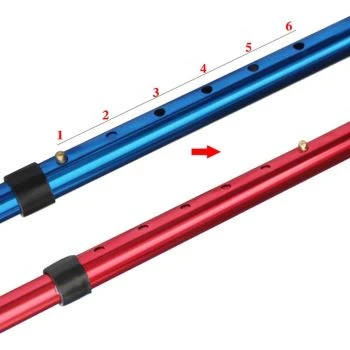 Tenda Pipa Warna Anodized Bending Aluminium Telescopic Square Tube